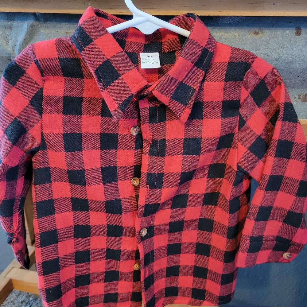 Toddler flannel shirt